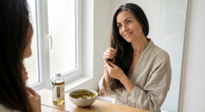 Cheveux blancs : j&rsquo;ai arrêté les colorations agressives, cette méthode naturelle les camoufle sans chimie