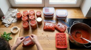 Congeler sa sauce tomate maison : cette erreur avec vos bocaux et portions ruine le goût des mois plus tard