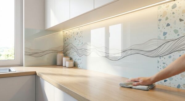 Crédence en carrelage dépassée : ce nouveau revêtement sans joints s’impose dans les cuisines stylées en 2026