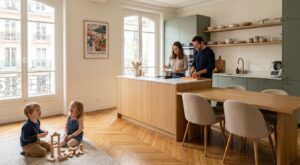 Cuisine : ce sol en bois fait oublier le carrelage, hyper résistant et canon, pourquoi tout le monde veut l&rsquo;adopter