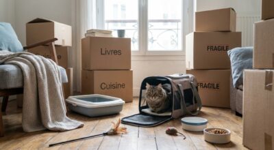 Déménagement avec un chat : ces étapes clés qui évitent le drame le jour J (et changent tout pour lui)