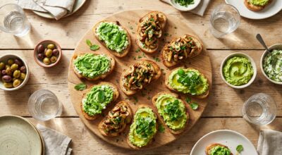 En entrée ou à l’apéro, je ne fais plus que ces 3 tartines minute : tous mes invités repartent bluffés