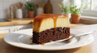 Flan mexicain ultra-facile : il fait tout seul ses 3 couches au four avec une seule préparation et bluffe vos invités