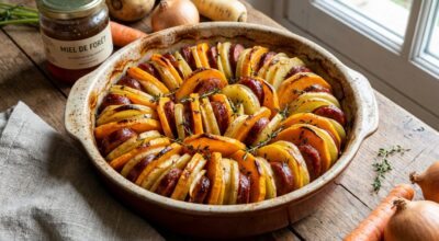 Fondant, parfumé, caramélisé : ce tian d’hiver devient un plat unique grâce à cet ingrédient fumé inattendu