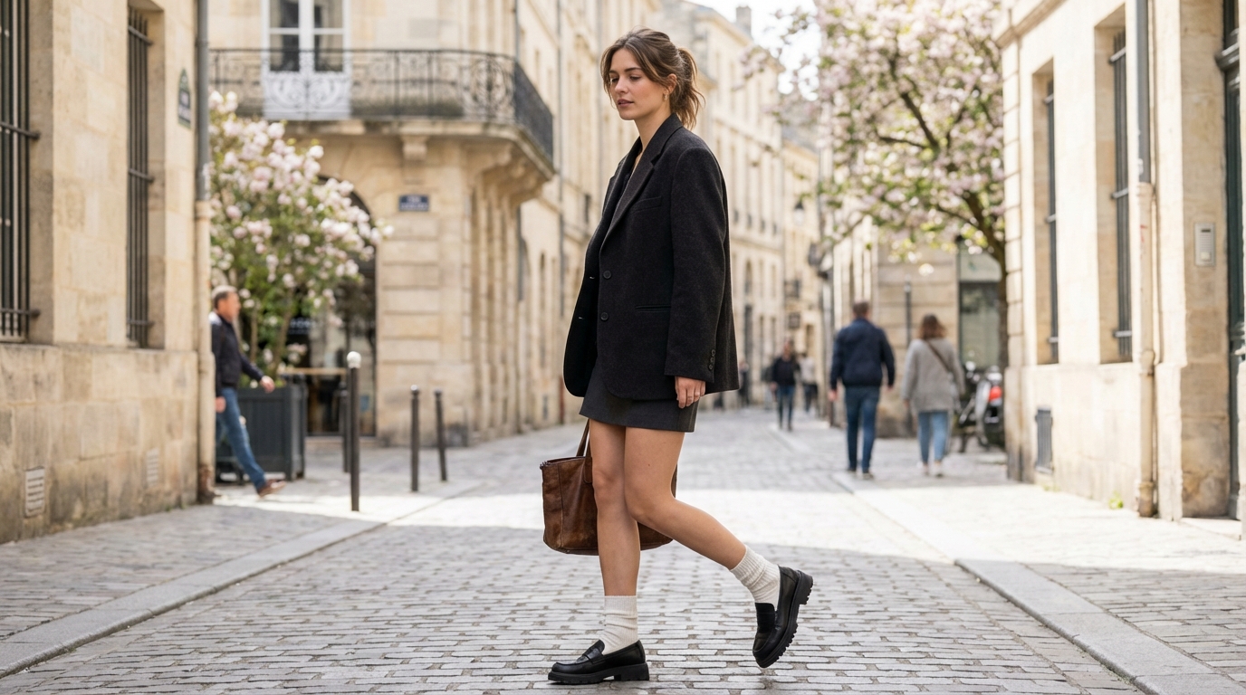Hailey Bieber l’ose : cette association chaussures-chaussettes ringarde ...