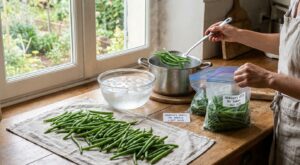 Haricots verts du jardin : ces gestes clés dès la cueillette pour les congeler sans les abîmer tout l’hiver