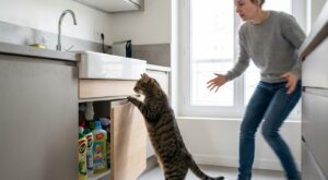 Il ouvre vos placards : pourquoi la règle du mètre vingt est vitale pour la sécurité de votre chat