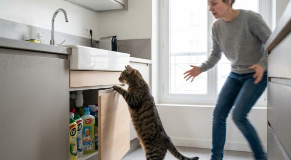Il ouvre vos placards : pourquoi la règle du mètre vingt est vitale pour la sécurité de votre chat