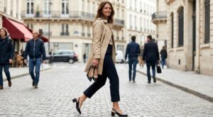 J’ai abandonné mes talons hauts pour ces chaussures bien plus basses qui affinent vraiment la jambe et le rendu est fou