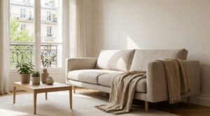 J’ai tout enlevé de mon canapé : ce textile en fibres naturelles que les décorateurs imposent ce printemps