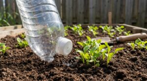 Jardin : cette astuce avec une simple bouteille empêche vos jeunes plants de griller sans les arroser tous les jours