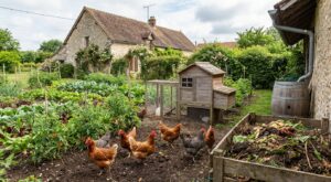 Jardin éco-responsable : ce couple de retraités révèle l&rsquo;organisation poulailler-potager à copier dès maintenant