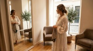 Je détestais les manches ballon : ce que cette vendeuse m’a fait essayer peut affiner votre silhouette sans rien cacher