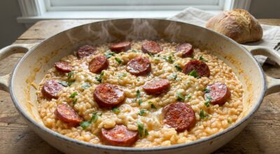 Je faisais tout à l’envers : ces 3 gestes avec le chorizo rendent enfin mon risotto crémeux et inratable