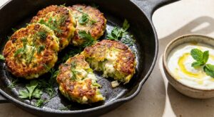 « Je les fais tout le temps en mars » : galettes poireaux-feta à la poêle, mais évitez cette erreur fatale