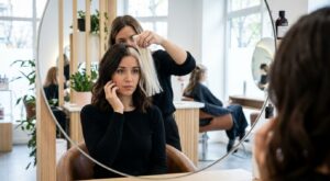 Le piège n°1 des brunes chez le coiffeur : cette coloration blonde tendance vous fait paraître plus âgée