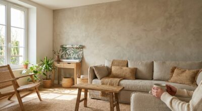 L’ère du mur jungle est finie : cette finition brute méconnue est à adopter vite dans votre salon