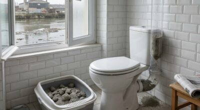 Litière du chat dans les toilettes : ce réflexe anodin qui peut ruiner vos canalisations (et bien pire)