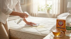 Matelas taché de sueur : ne faites plus cette erreur, cette méthode à 3 ingrédients du placard le sauve