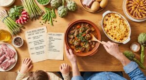 Menus familiaux économiques : la liste d’ingrédients pour 4 du 30 mars au 3 avril 2026 sans exploser le budget