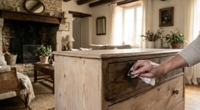 Meubles en pin brut : ne sortez plus la peinture avant d’essayer ce produit de brico à moins de 15 €, effet en 30 min