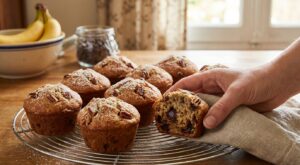 Muffins banane-chocolat-pécan : ce détail méconnu avant de jeter vos bananes noires garantit un moelleux incroyable
