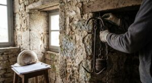 Mur ancien en pierre : ce test de portance simple à faire avant d’accrocher un meuble lourd et éviter l’arrachement