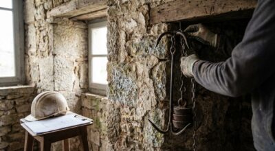 Mur ancien en pierre : ce test de portance simple à faire avant d’accrocher un meuble lourd et éviter l’arrachement