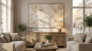 Mur vide au salon ? Cette déco murale Atmosphera à 49 € posée en 5 minutes change tout chez moi