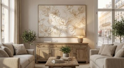 Mur vide au salon ? Cette déco murale Atmosphera à 49 € posée en 5 minutes change tout chez moi