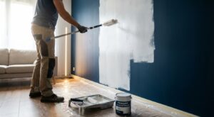 Murs foncés : ne gaspillez plus vos pots de peinture, cette étape cachée des pros change tout au passage au blanc