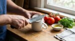Ne jetez plus vos couteaux émoussés : ce petit accessoire près de la cafetière les rend comme neufs sans aiguiseur