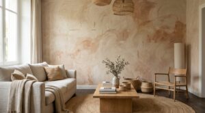On l’a trop vu : si votre salon a encore un papier peint panoramique, cette finition murale authentique va tout changer