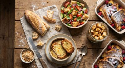 Pain rassis : si vous faites encore cette erreur, ces 15 recettes anti-gaspi vont vous surprendre