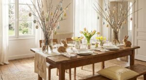 Pâques 2026 : cette déco verticale toute simple relègue nappes et centres de table au placard