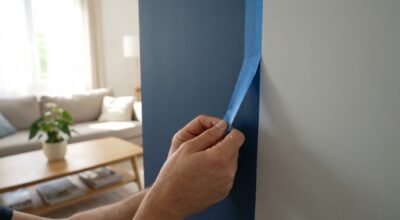 Peinture intérieure : ne peignez plus directement sur le scotch, cette étape cachée bloque enfin toutes les bavures