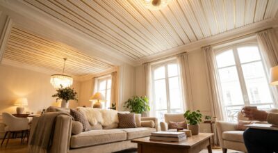 Plafond blanc trop banal ? Ce revêtement effet lattes en promo en ce moment chez Castorama change tout pour moins cher