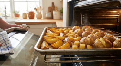 Pommes de terre au four : ce réglage du four à adapter selon la découpe que personne ne pense à changer