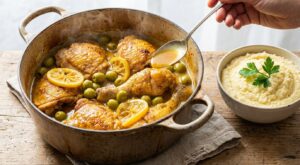 Poulet aux olives fades : ce condiment salé-acidulé que tout le monde oublie métamorphose la cocotte