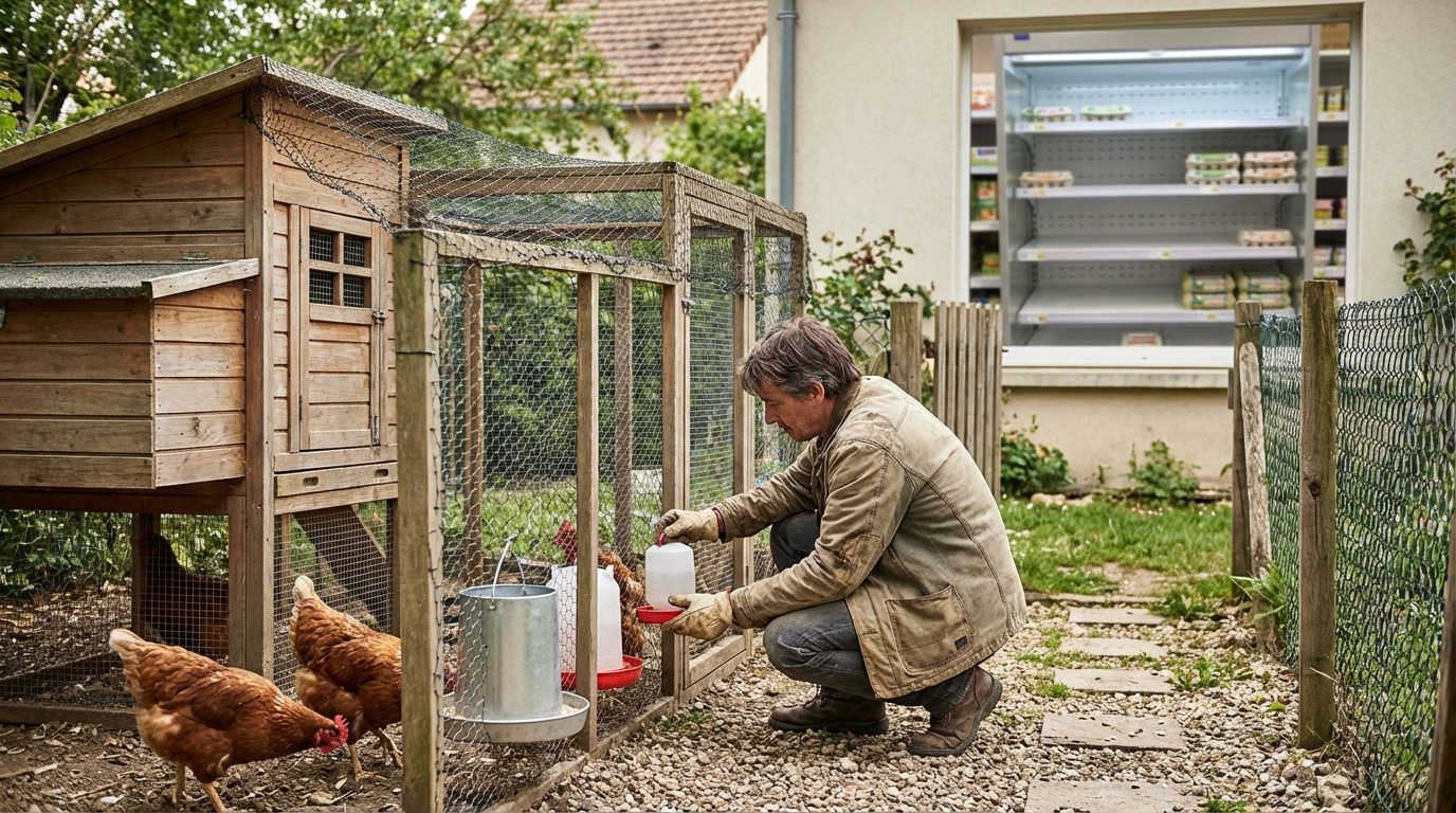 SunGrow Faux Œufs En Bois Pour Poules – Lot De 2, Arrêtez Le Picorage Et Encouragez La Ponte Dans Les Nichoirs