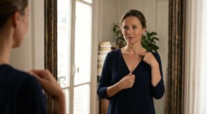 Robe à col V : cette règle en centimètres à respecter pour un décolleté chic, pas vulgaire