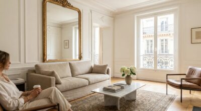 Si votre salon manque de cachet, ce miroir à moulures doré à moins de 40 € va tout changer une fois accroché là