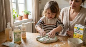 Slime sans colle : cette pâte rapide salle de bain et cuisine fait oublier les recettes irritantes pour les enfants