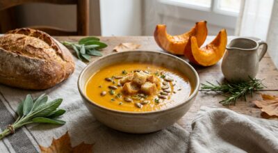 Soupe de potiron traditionnelle : cette base toute simple évite l&rsquo;erreur qui gâche tout et donne 6 versions bluffantes