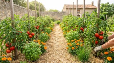 Tomates : si vous les plantez encore seules, vous oubliez ces 3 plantes voisines qui freinent le mildiou tout l’été