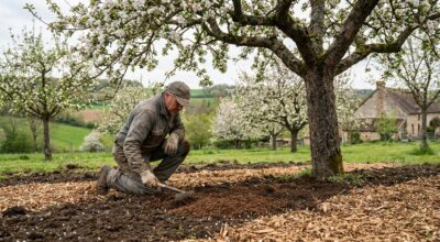 Vos fruitiers donnent peu ? Ce fertilisant naturel à griffer avant fin mars change toute votre récolte