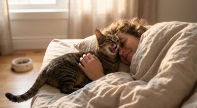 Votre chat miaule tous les matins ? Ce besoin vital qu’il réclame (et que vous confondez avec la faim)