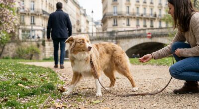 Votre chien panique dès qu’il voit un inconnu : cette erreur en balade aggrave sa peur (et comment la corriger)
