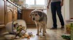 Votre chien s’acharne sur la poubelle : cette façon de réagir, très courante, empire le problème chez lui