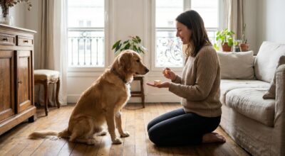 Votre chien se relève après “assis” ? Cette méthode corrige l’erreur de récompense que font les maîtres sans le savoir